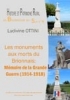 OTTINI Ludivine, Les monuments aux morts du Brionnais : mémoire de la Grande Guerre (1914-1918), Saint-Christophe-en-Brionnais, Centre d‘études des patrimoines culturels du Charolais-Brionnais, 2014